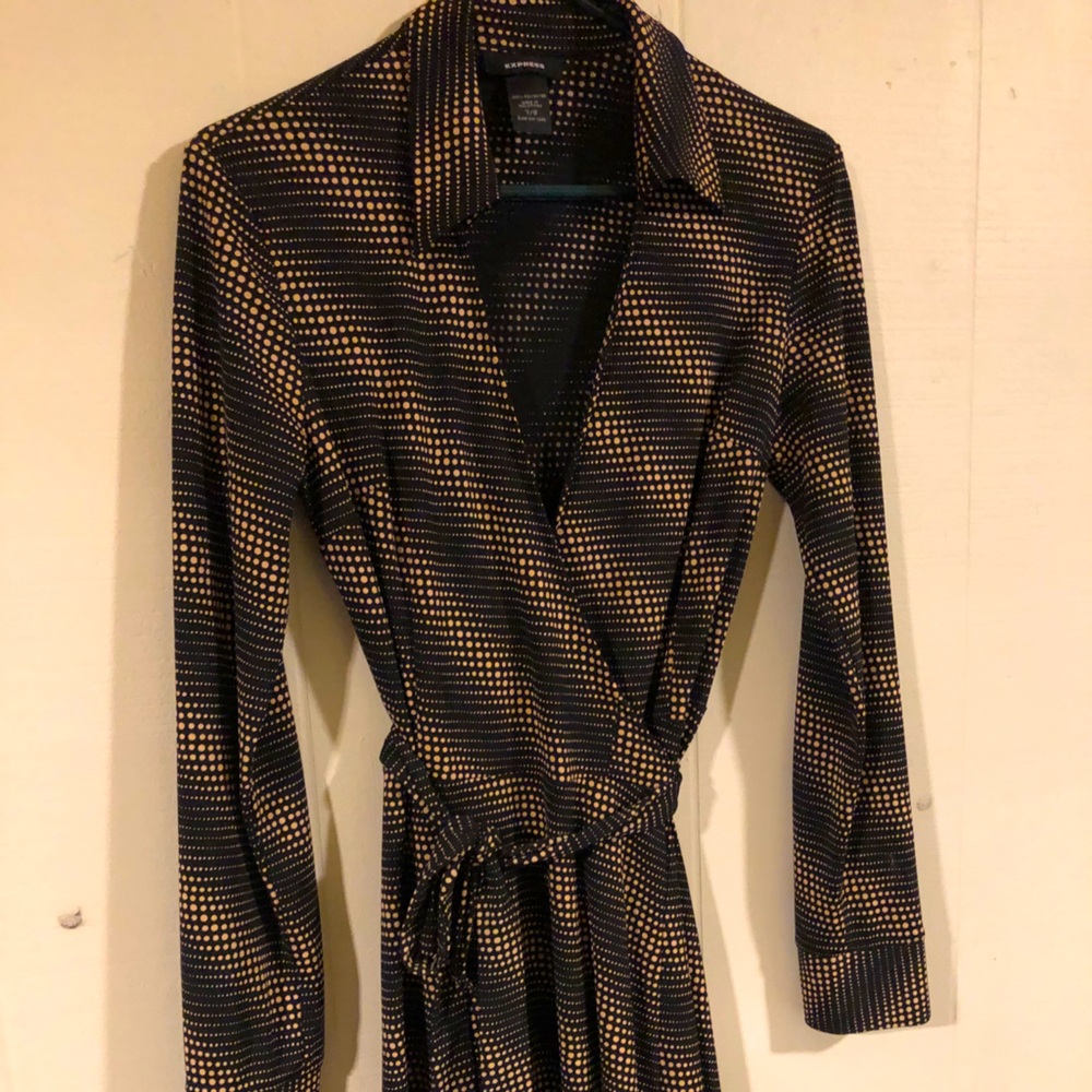 Flattering wrap dress from Express